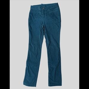 Athleta Size 4 teal corduroy pants